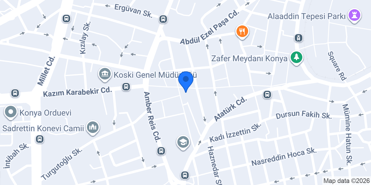 Perande Konya konumu