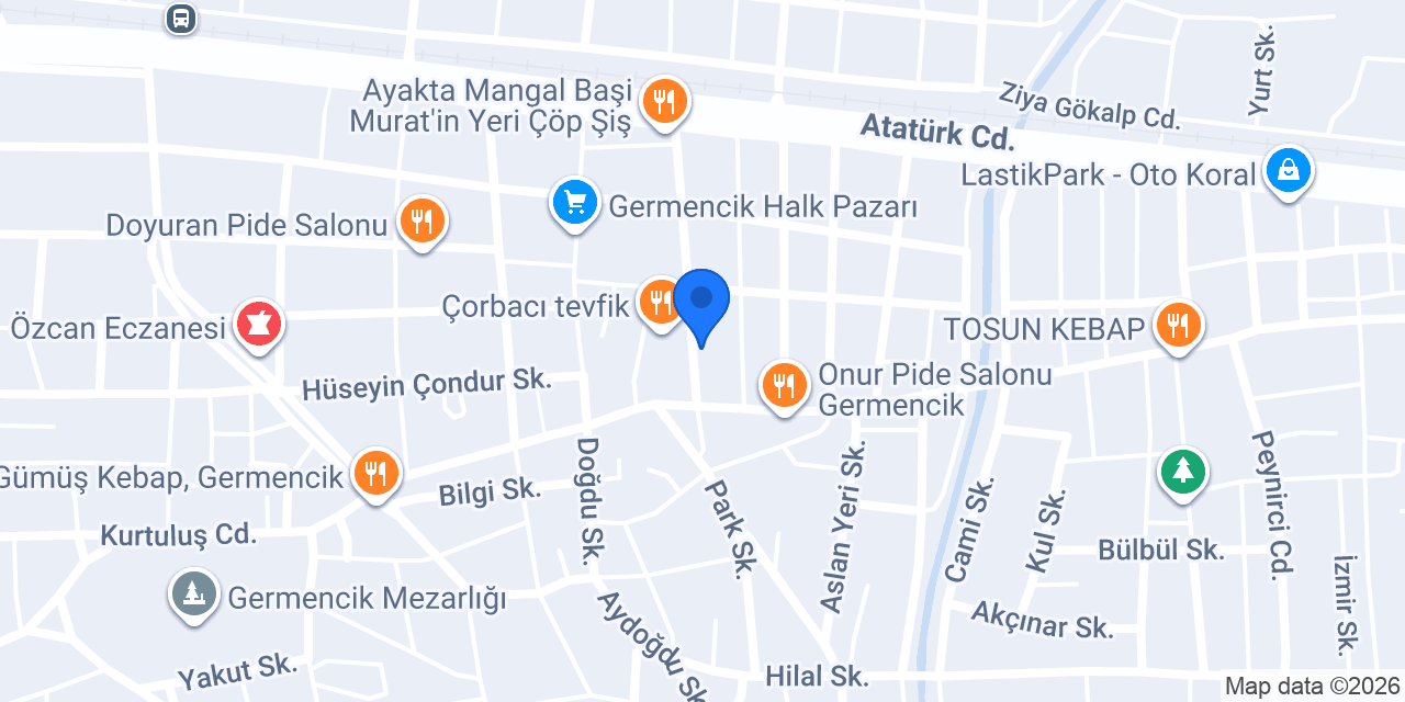 Tuğçe kuaför konumu