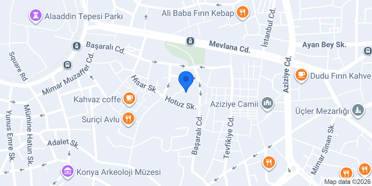 Anadolu Izgara Salonu konumu