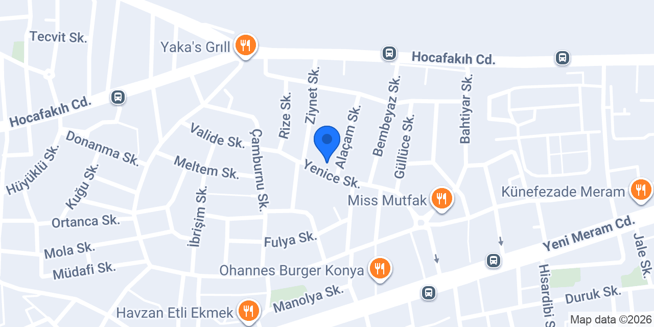 Konya Yeni Yol Aydın Kurs konumu