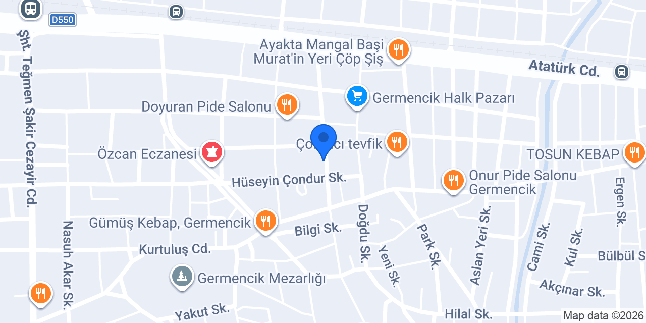 Germencik Sabancı Öğretmenevi konumu