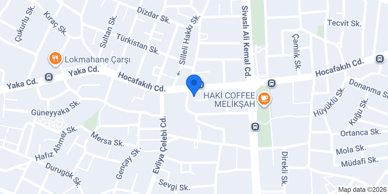 Meram Yaka Taksi Durağı konumu