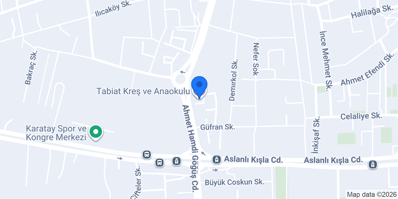 Tabiat Kreş ve Anaokulu konumu