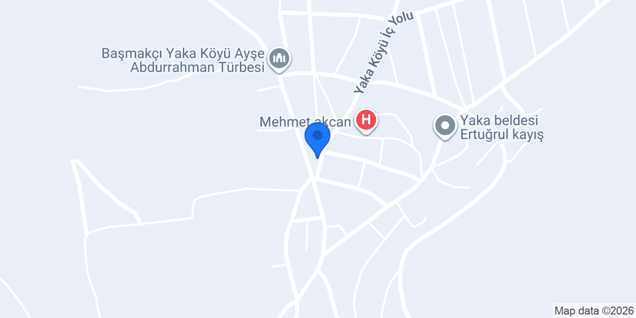 Yaka Ortaokulu konumu