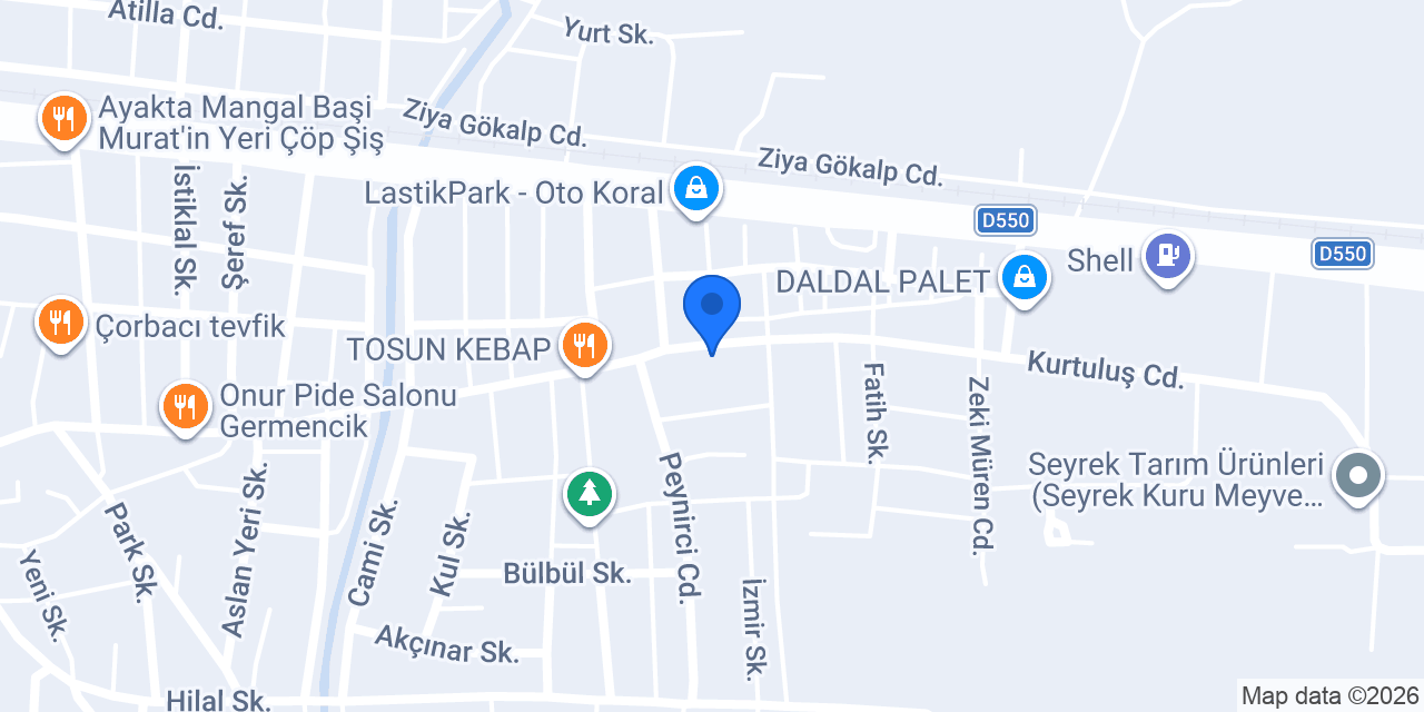 Oto Tunç konumu