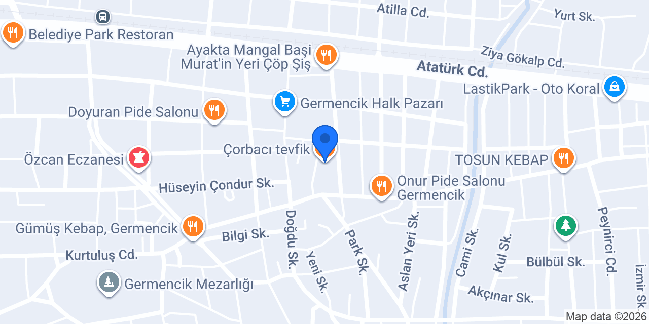 Çorbacı tevfik konumu