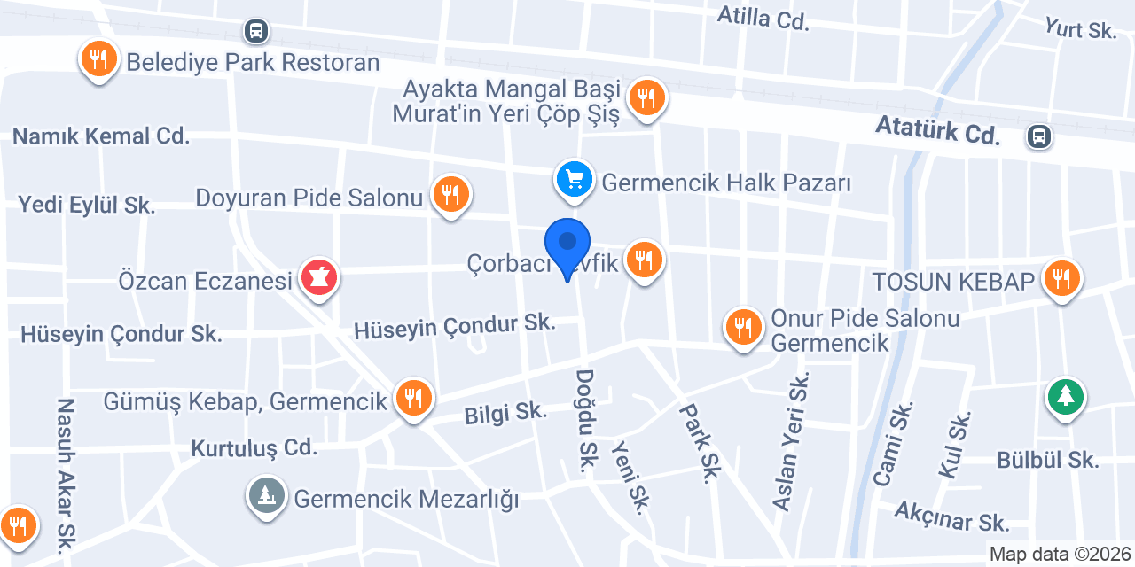 DenizBank Germencik Şubesi konumu