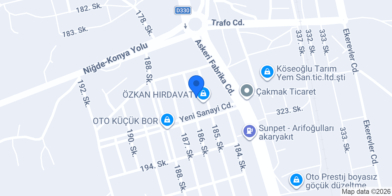 Süleyman Oto Elektrik konumu