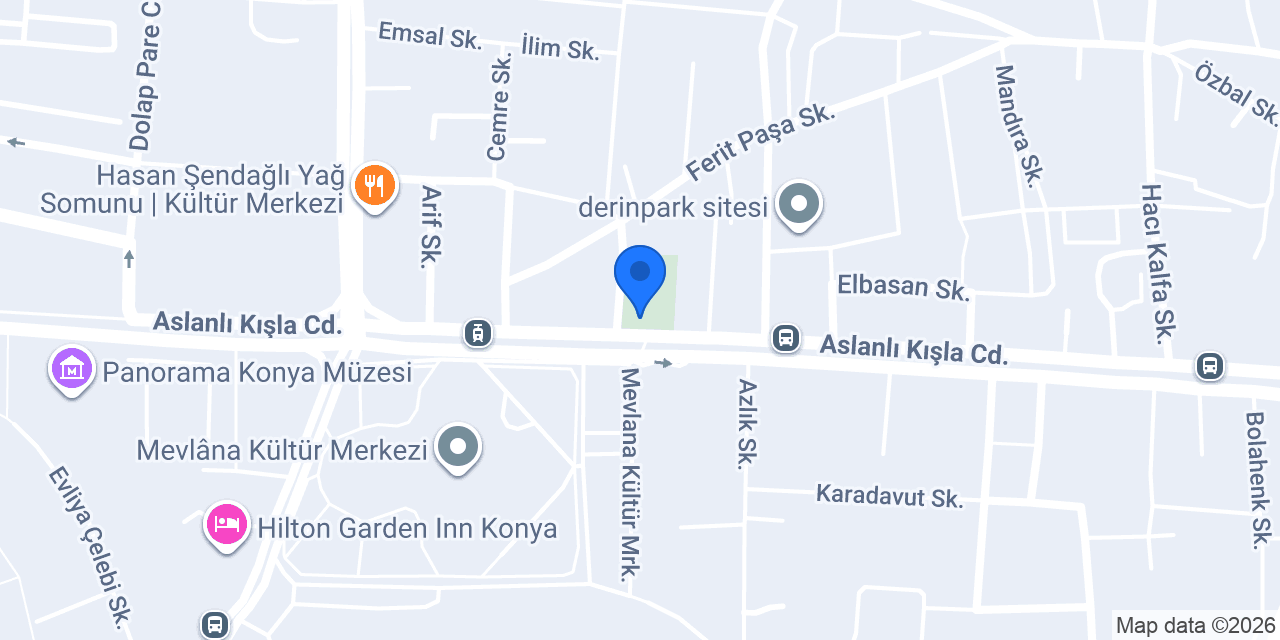 KARATAY BELEDİYESİ ÇELEBİ CAMİİ konumu