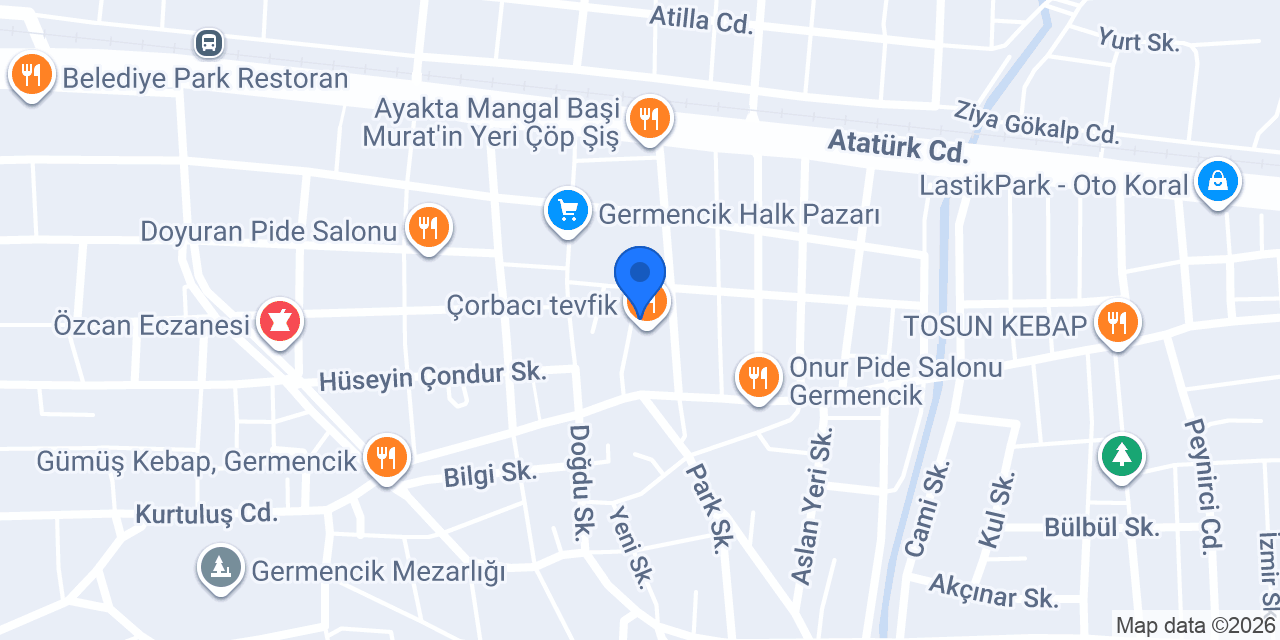 EGE ELEKTRİK GERMENCİK konumu