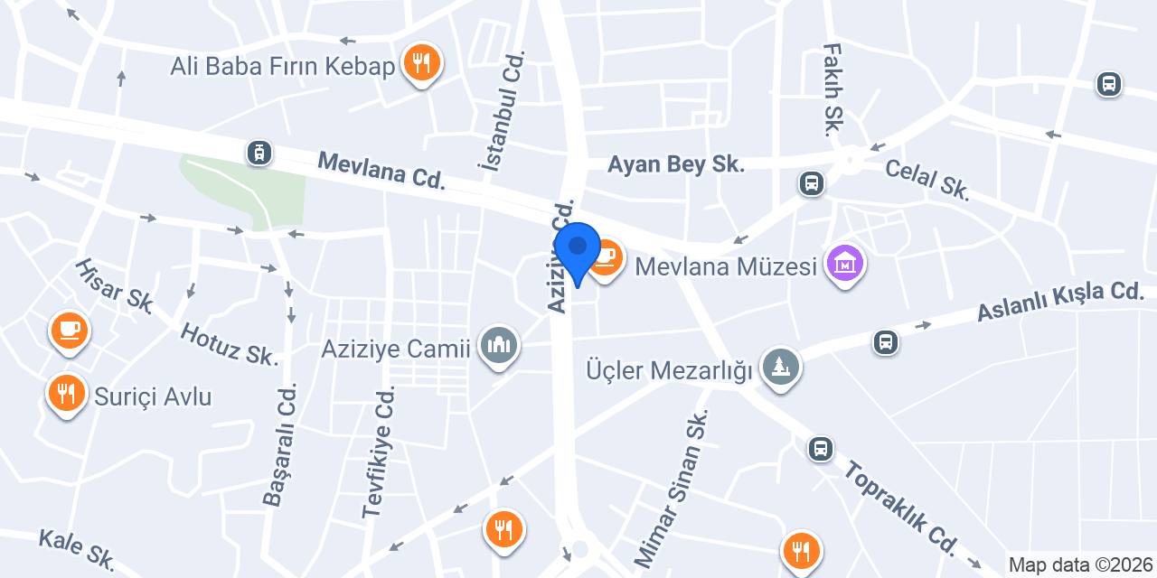 Hotel Kervan konumu