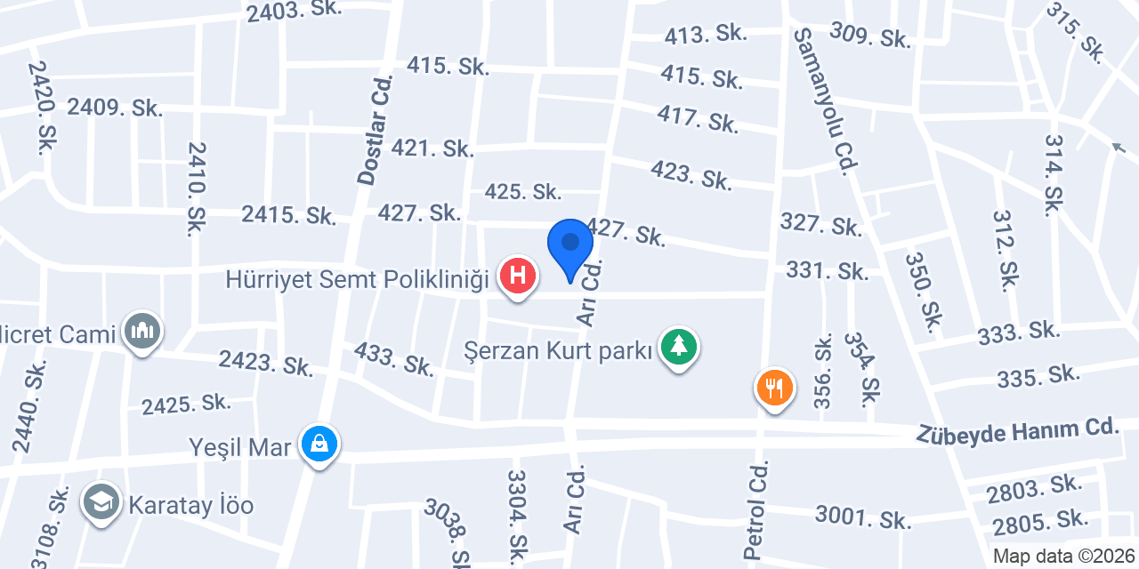 Hürriyet Anadolu Lisesi konumu