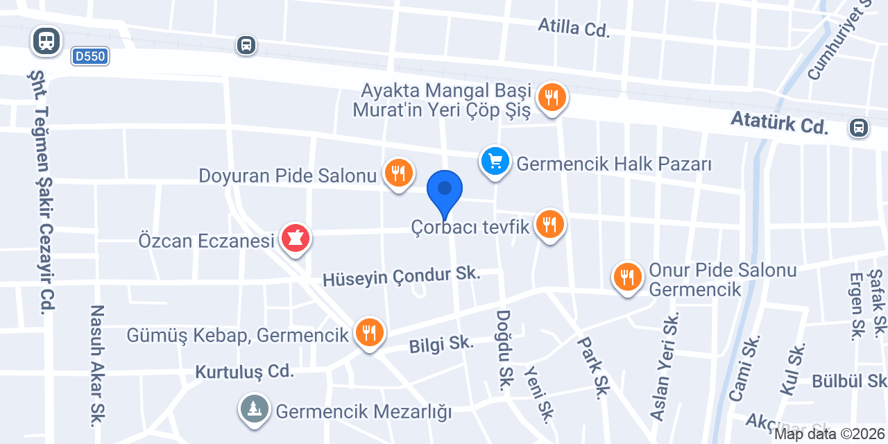 Ptt-germencik Şubesi konumu