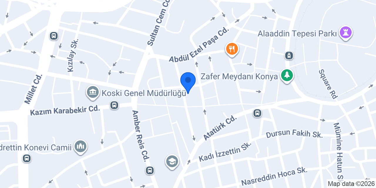 Köşem Etliekmek Zafer konumu