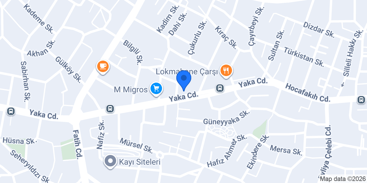 Oses Çiğköfte Yaka cd konumu
