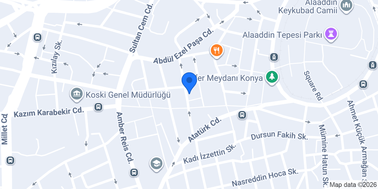 KONYA ÖMER CHEF PROFİTEROL ZAFER ŞUBE konumu