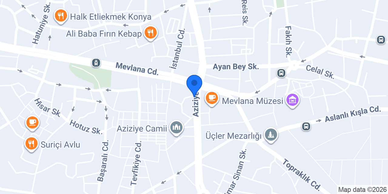 Aziz'in yeri Yöresel Konya mutfağı konumu