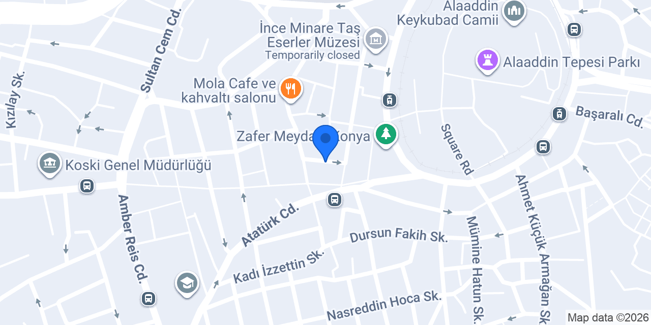 Konya Merkez Hukuk & Danışmanlık konumu