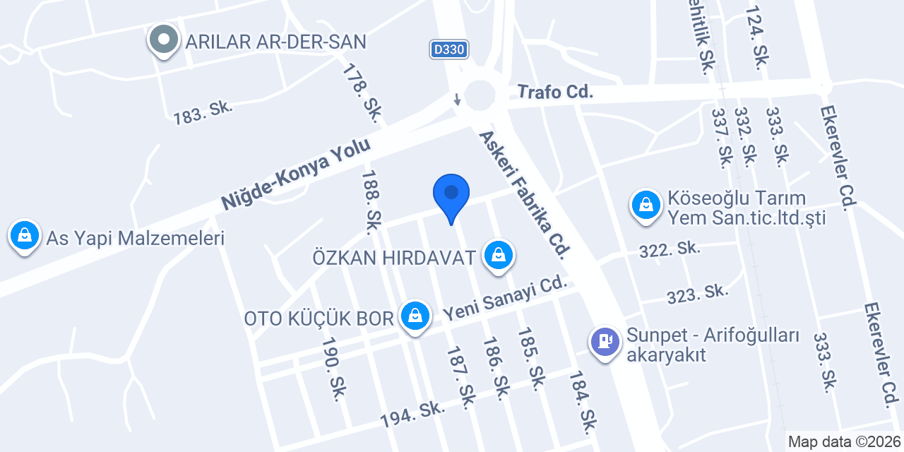 ADEM OTO KAPORTA konumu