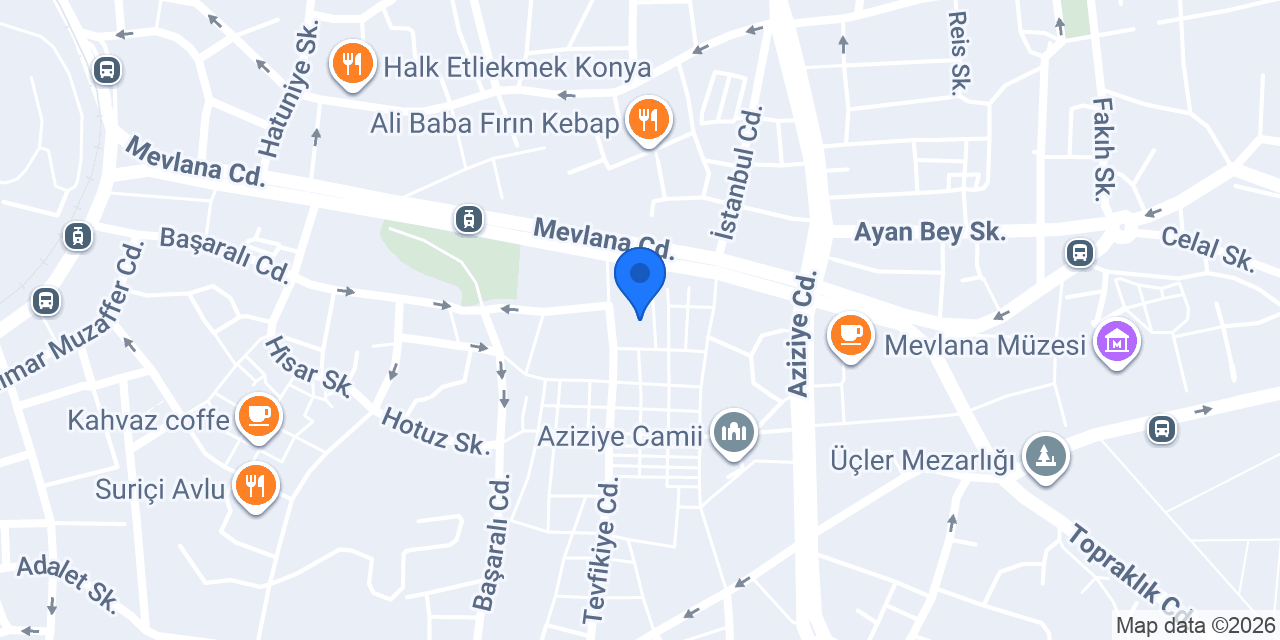 Altınkaynak -Konya - Cadde Toptan konumu