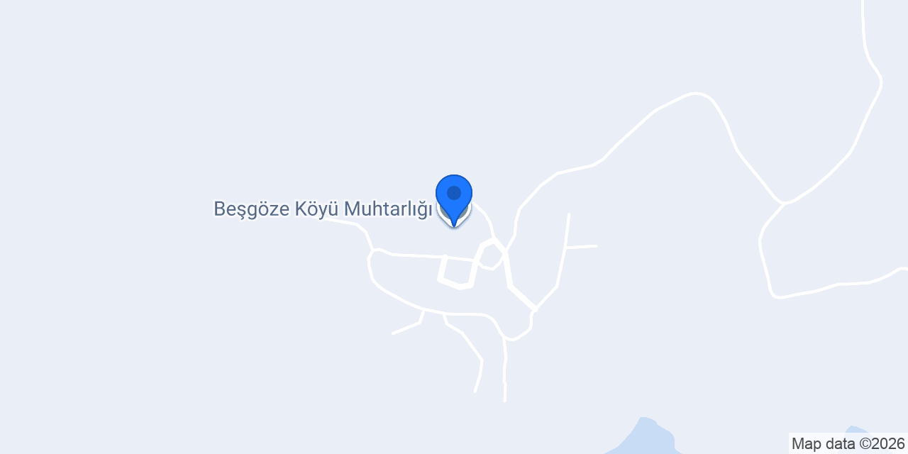 Beşgöze Köyü Muhtarlığı konumu