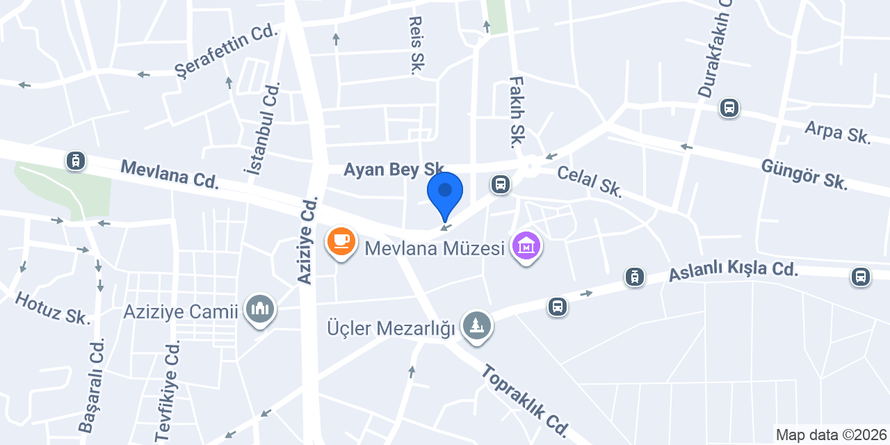 Meva Otel Konya konumu
