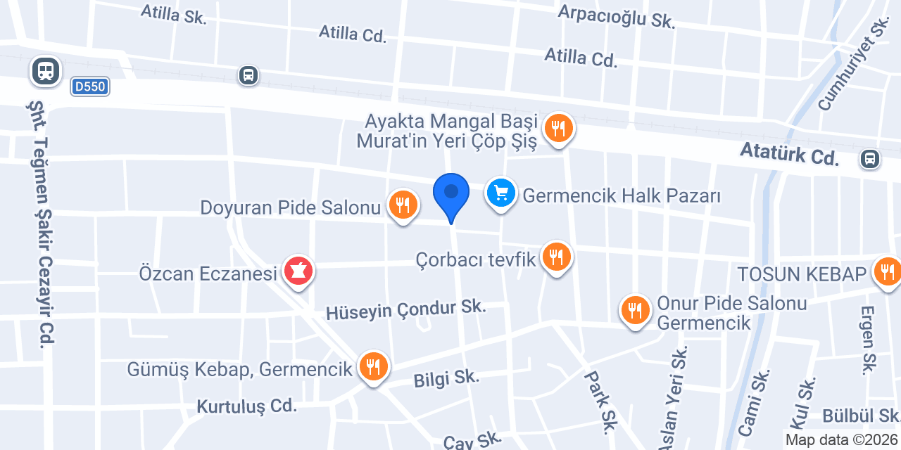 Tutku Kırtasiye konumu