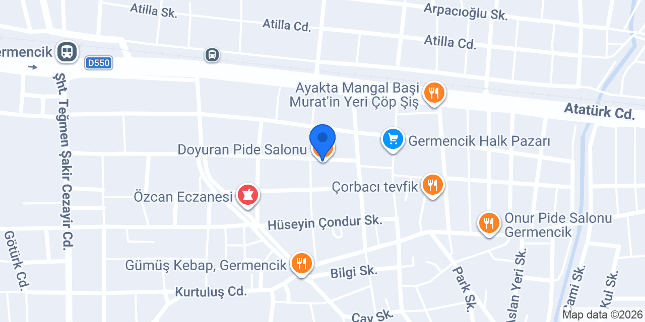 Bereket Tandır konumu
