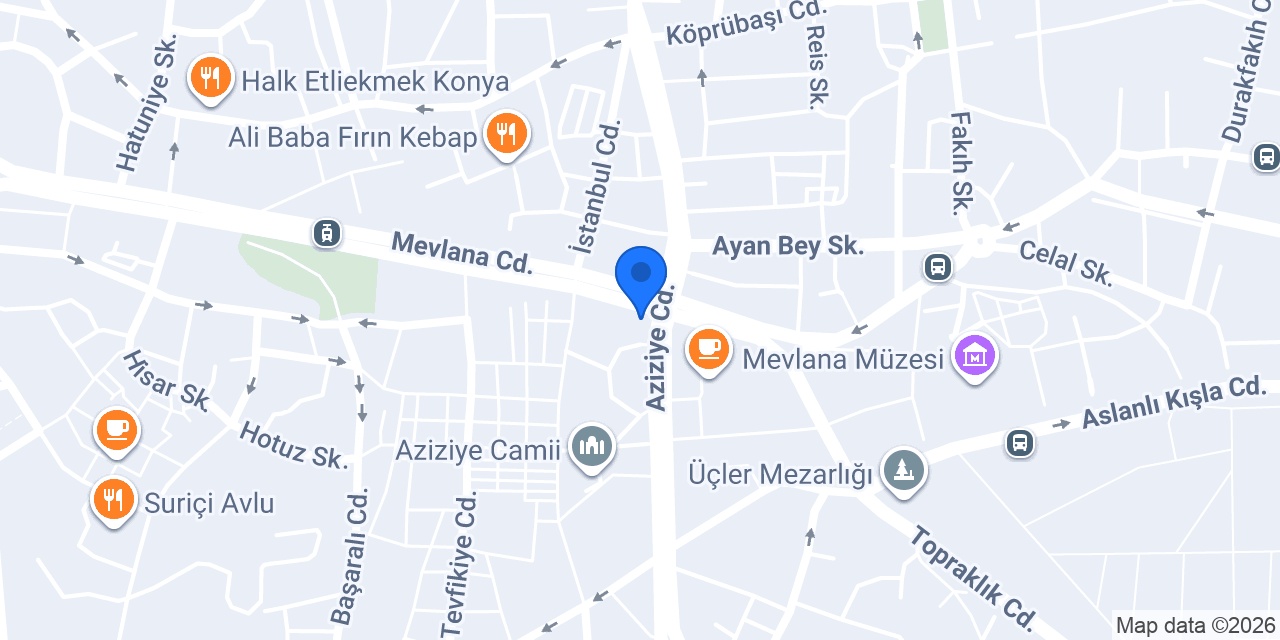 Mavi Gül Kitap Kırtasiye konumu