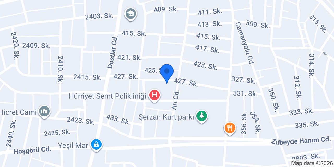 Batman İlkokulu konumu