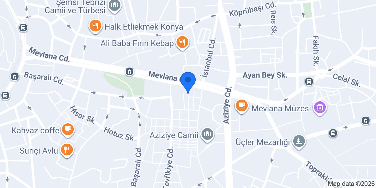 Akköylüler Kuyumculuk konumu