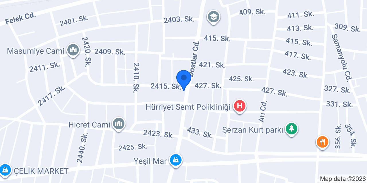AseL Perde ve Ev tekstili konumu