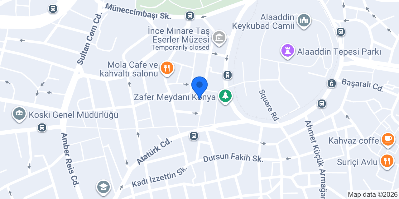 Çakra Aksesuar | Konya Takı & Doğal Taş konumu