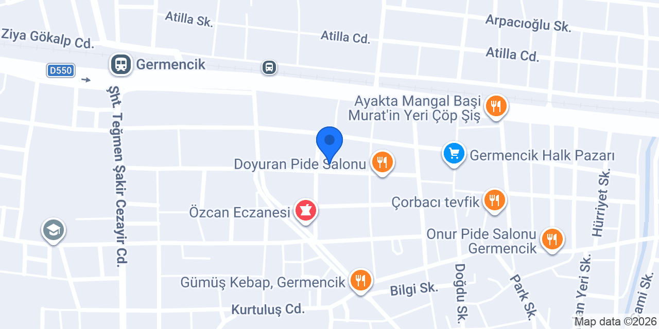 Germencik İlçe Nüfus Müdürlüğü konumu