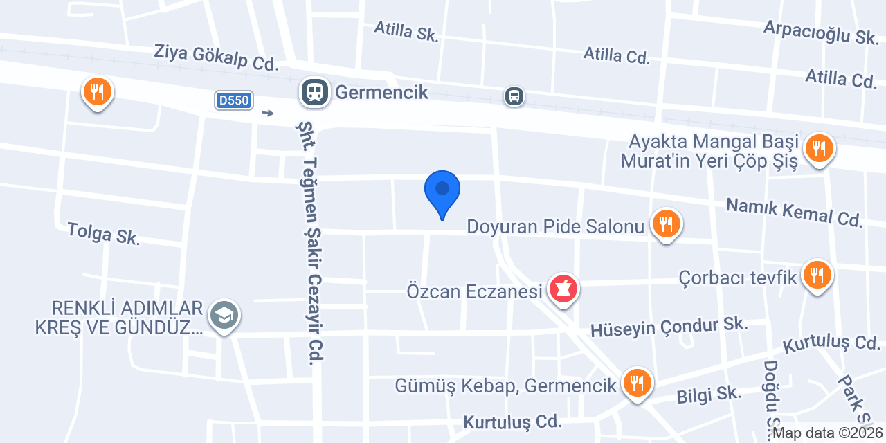 Germencik Anaokulu konumu
