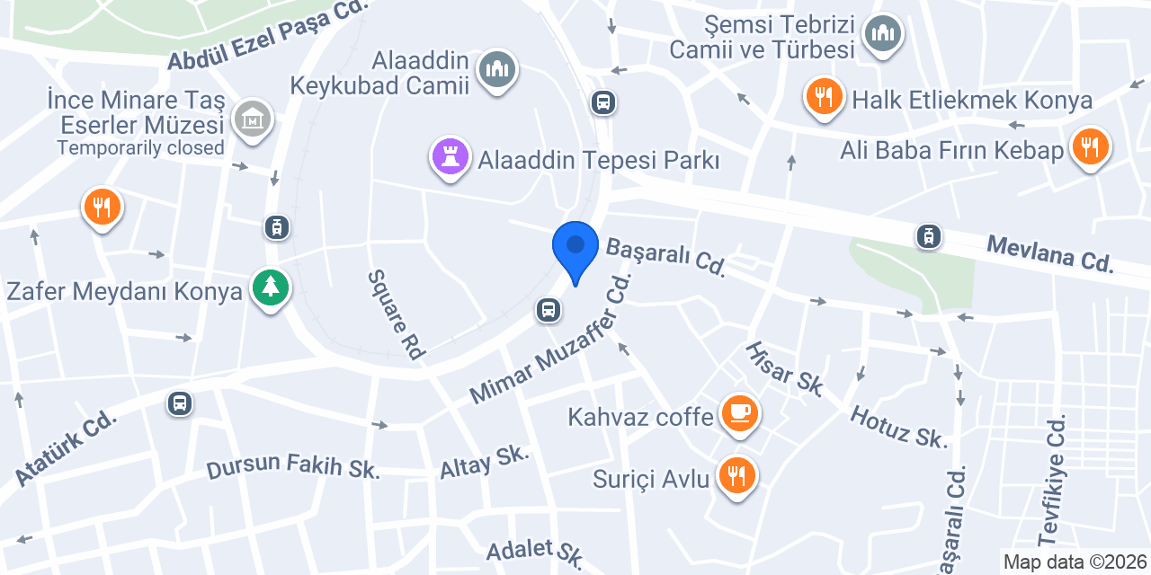 AVCI Avukatlık& Hukuk Danışmanlığı konumu
