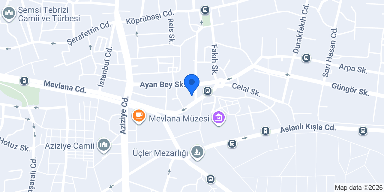 Pişkin Restoran konumu
