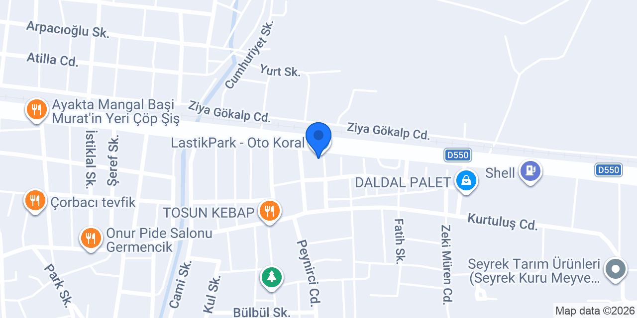 Çınarnur Catering konumu