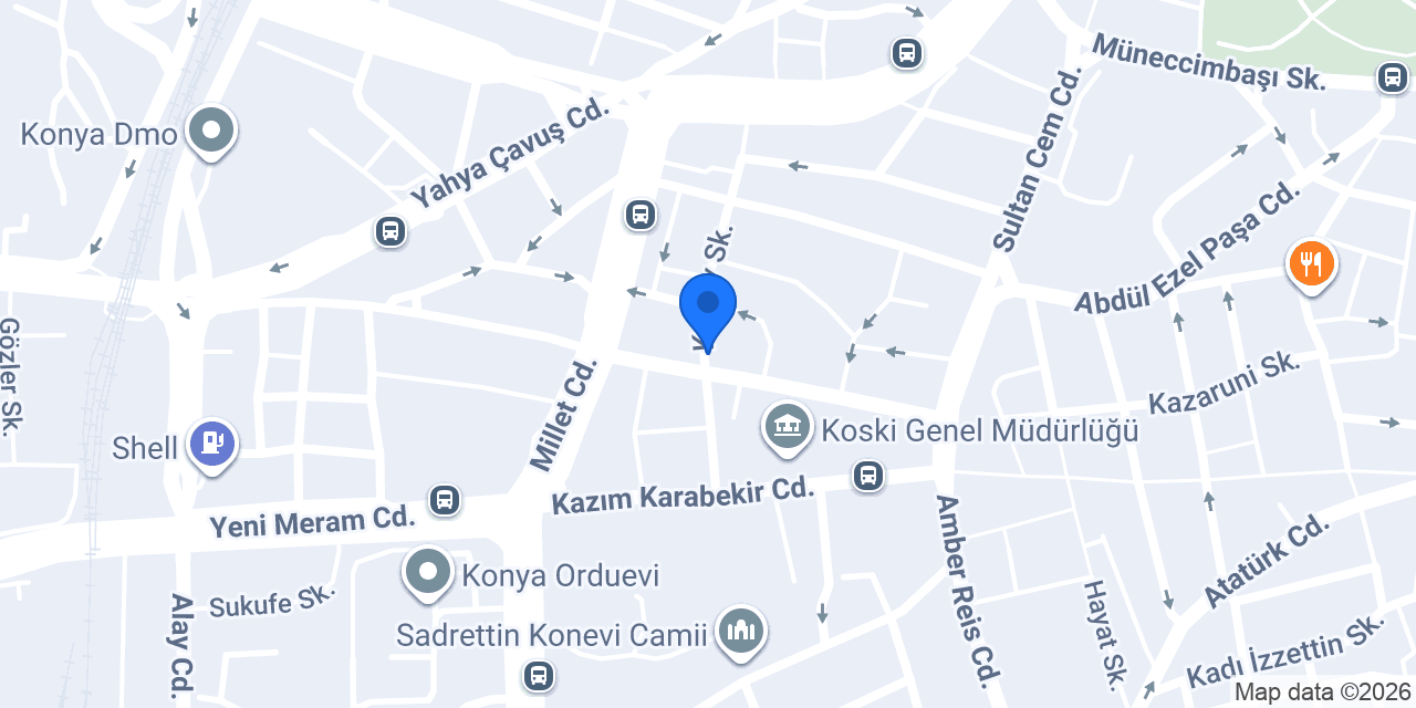 Mirac Kuaför konumu
