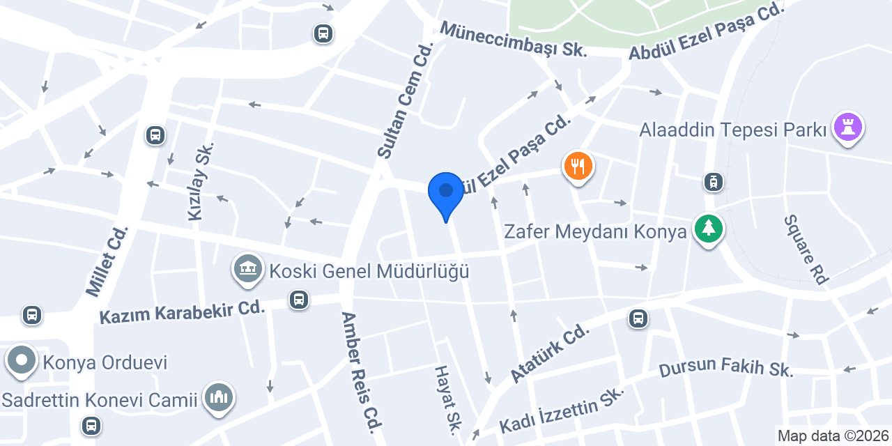Konya Resim Kursu konumu