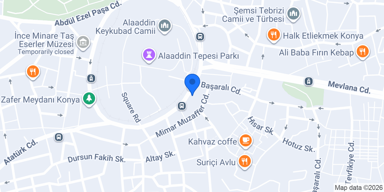 Katılımevim Konya Mevlana Şube konumu