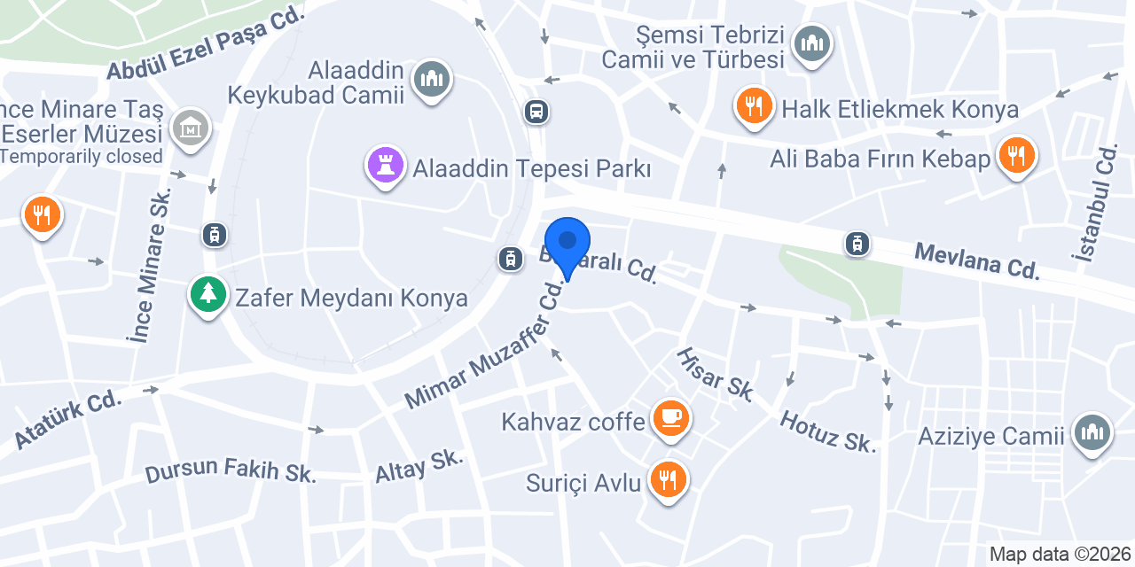 Özel Konya Kent Sürücü Kursu konumu