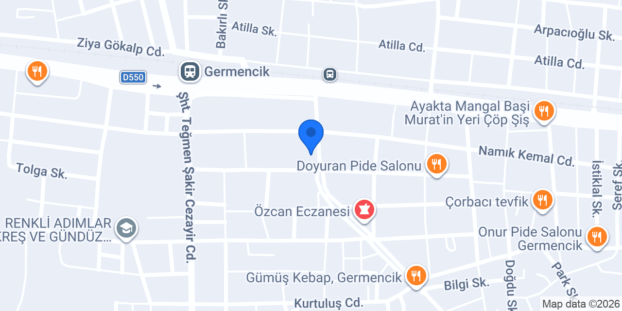 GERMENCİK 1.NOTERLİĞİ konumu