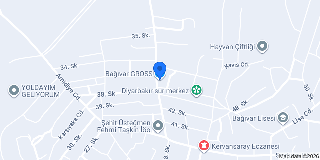 Bağıvar GROSS konumu