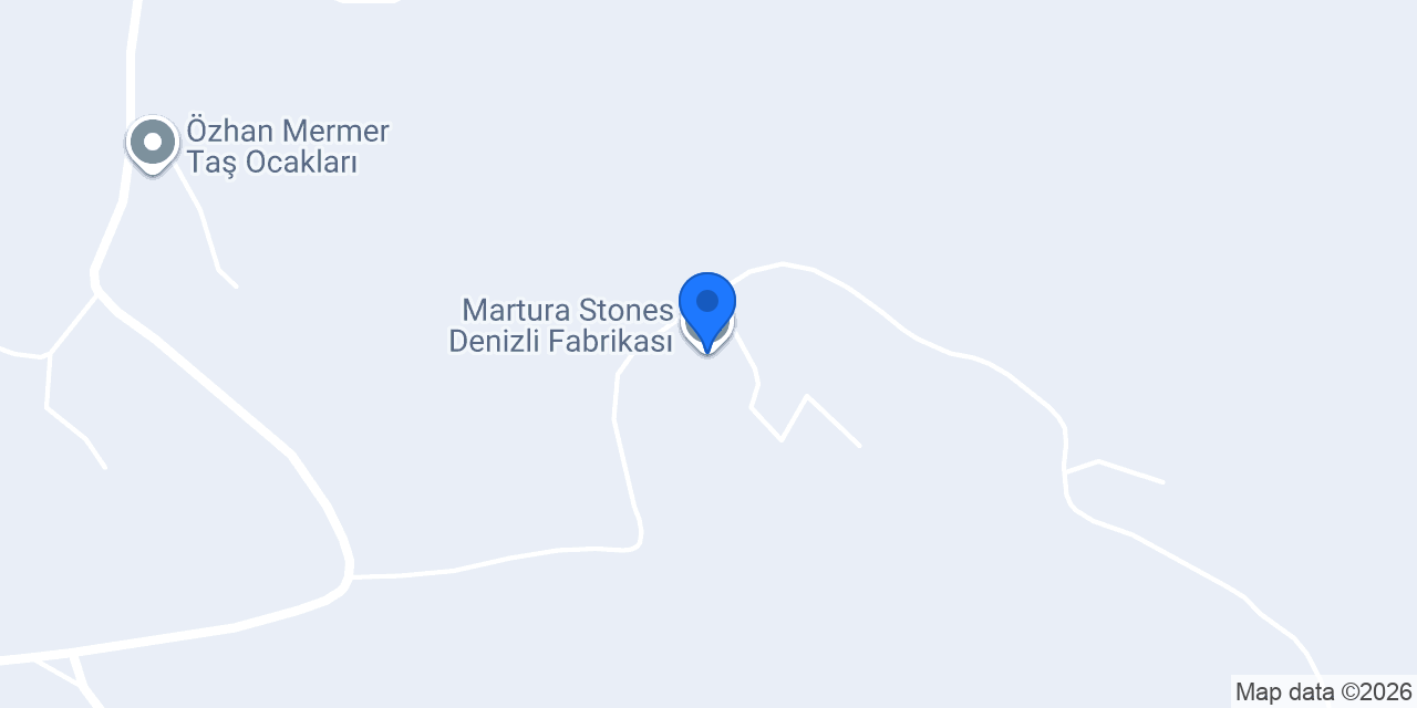 Martura Stones Denizli Fabrikası konumu
