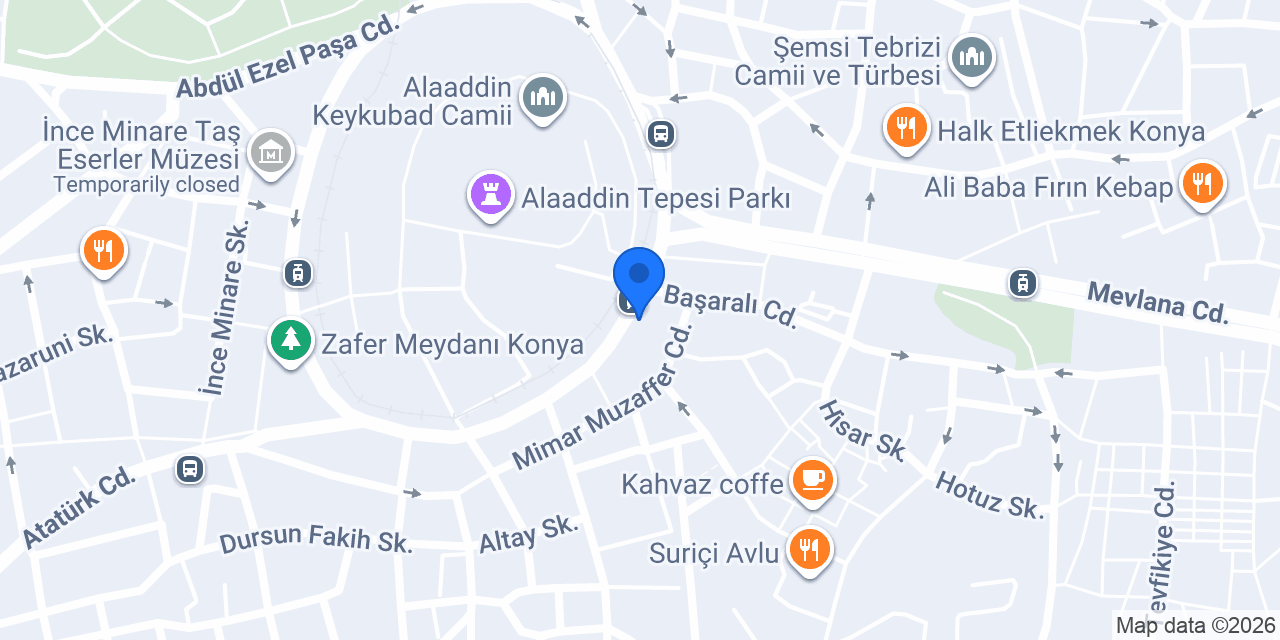 Evvap Turizm konumu