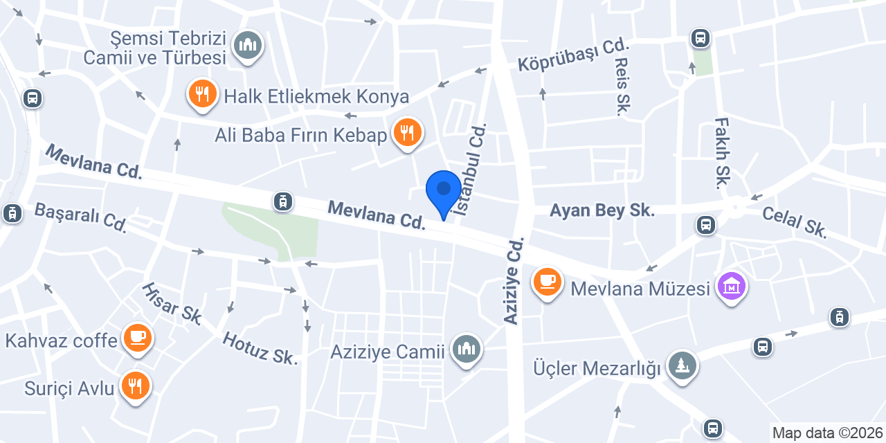 Konya Toptan Takı konumu