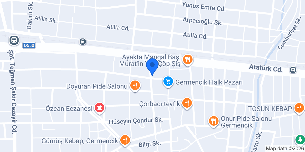Çağlayan Pide ve Kebap Salonu konumu