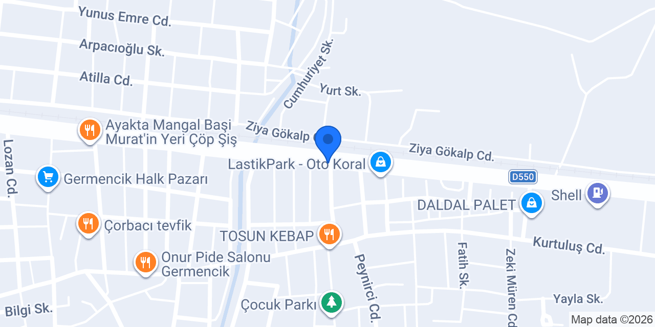 Gürpınar oto lastik konumu