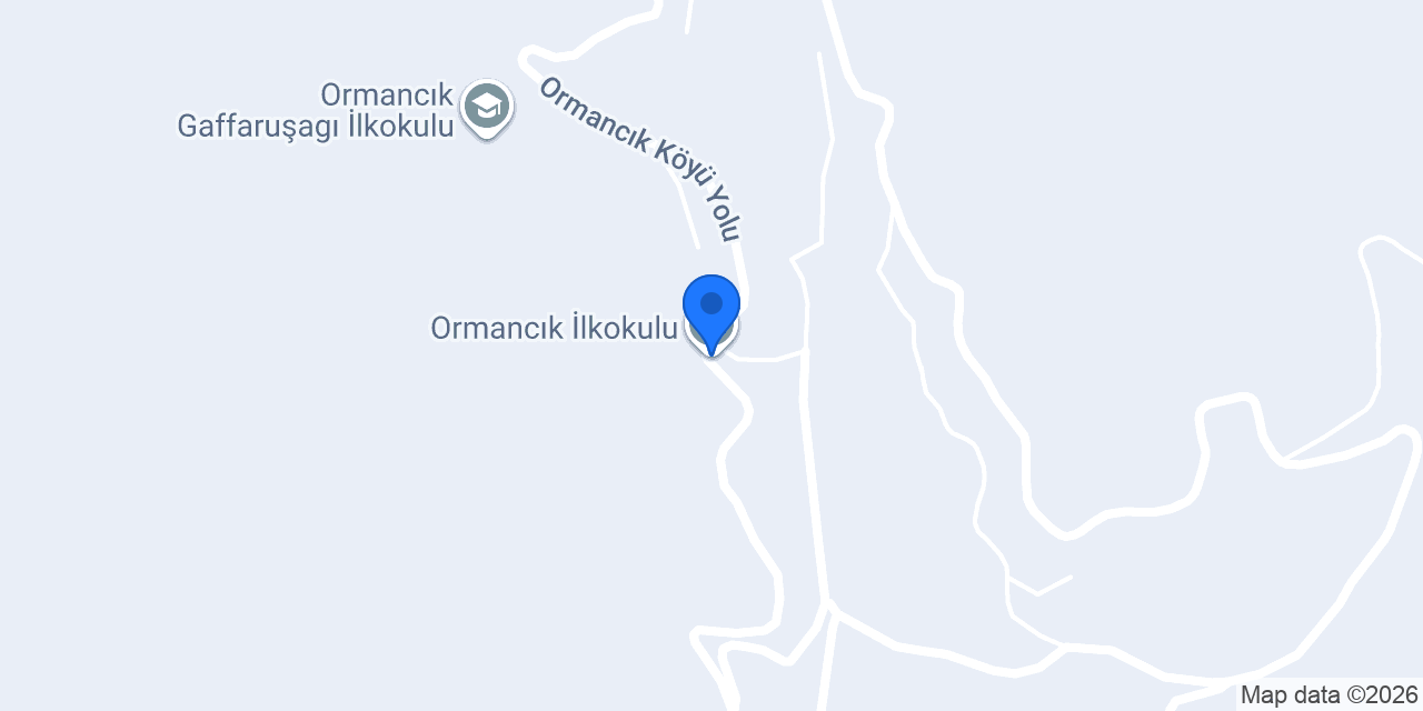 Ormancık İlkokulu konumu